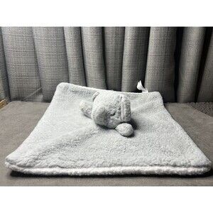 DreamGro Elephant Lovey 10” Fleece Stuffed Animal Baby Gray Crinkle Ears